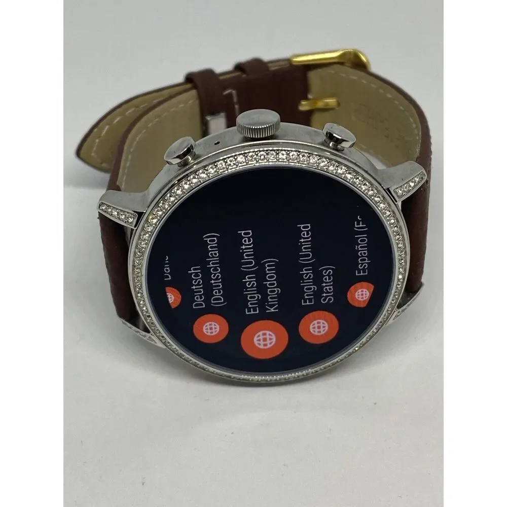 Fossil Gen 4 Authentic Digital Dial Smart Watch Custom Band FTW6013 AB428